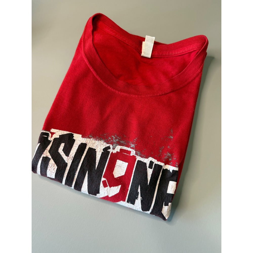Jerzees Dri-Power ASIN9NE Graphic T-Shirt Red Mens 3XL Short Sleeve Tee